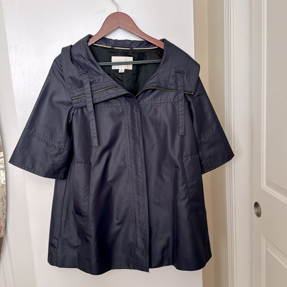 Banana Republic Raincoat Jacket - Dark Navy - Small